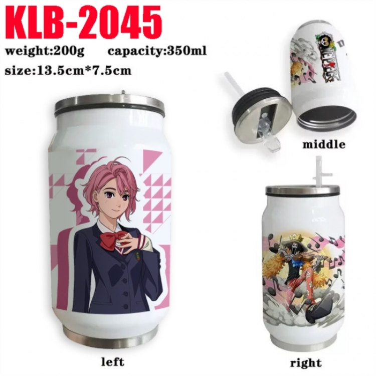 DANDADAN Anime Printed Stainless Steel Insulated Cup Straw Water Cup 350ML