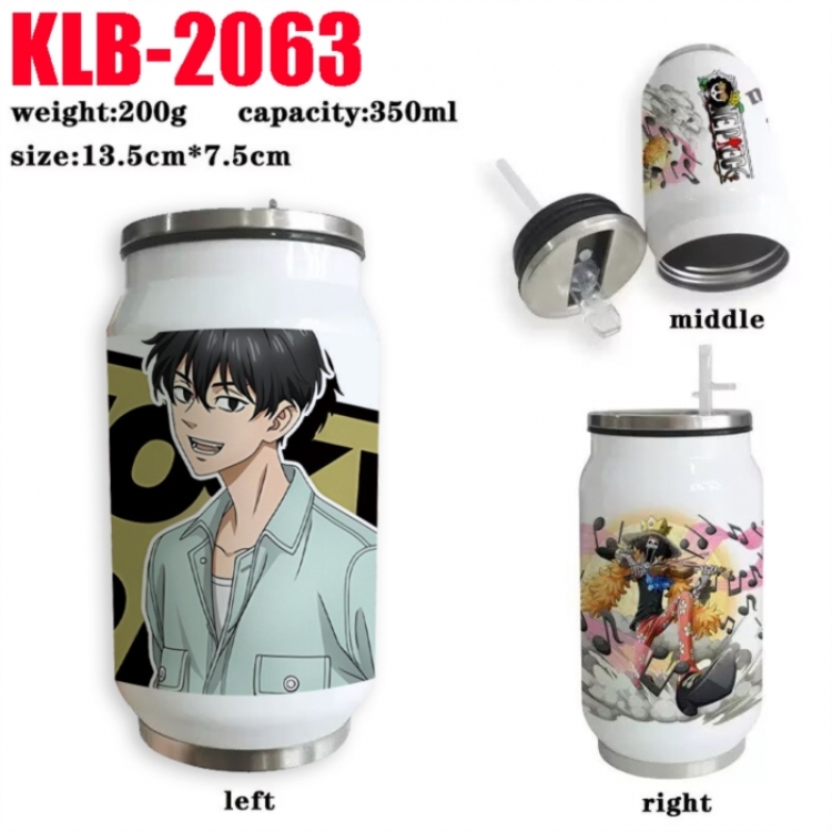 Tokyo Revengers Anime Printed Stainless Steel Insulated Cup Straw Water Cup 350ML