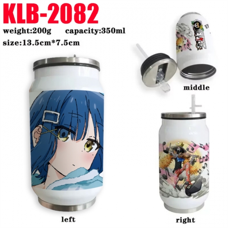 BOCCHI THE ROCK! Anime Printed Stainless Steel Insulated Cup Straw Water Cup 350ML