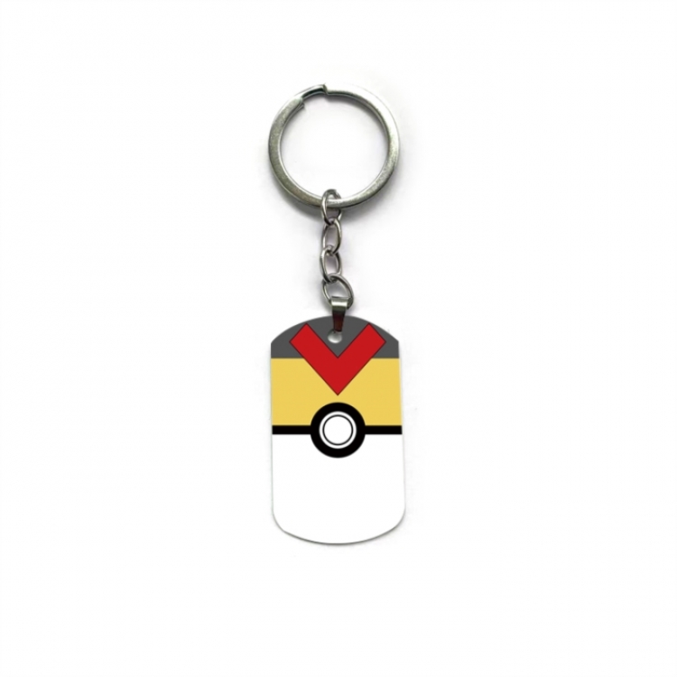 Pokemon Anime double-sided full-color printed keychain price for 5 pcs
