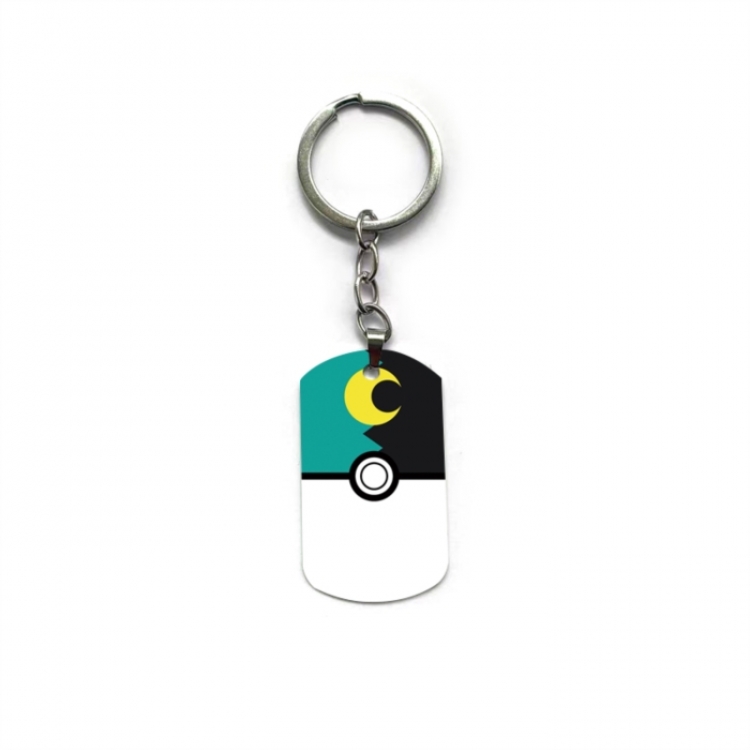 Pokemon Anime double-sided full-color printed keychain price for 5 pcs