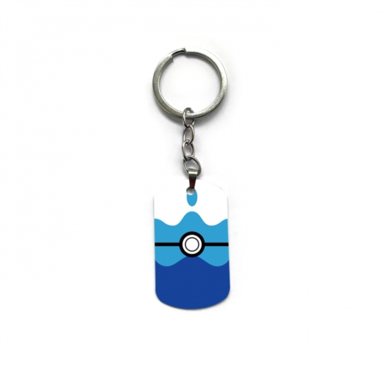 Pokemon Anime double-sided full-color printed keychain price for 5 pcs