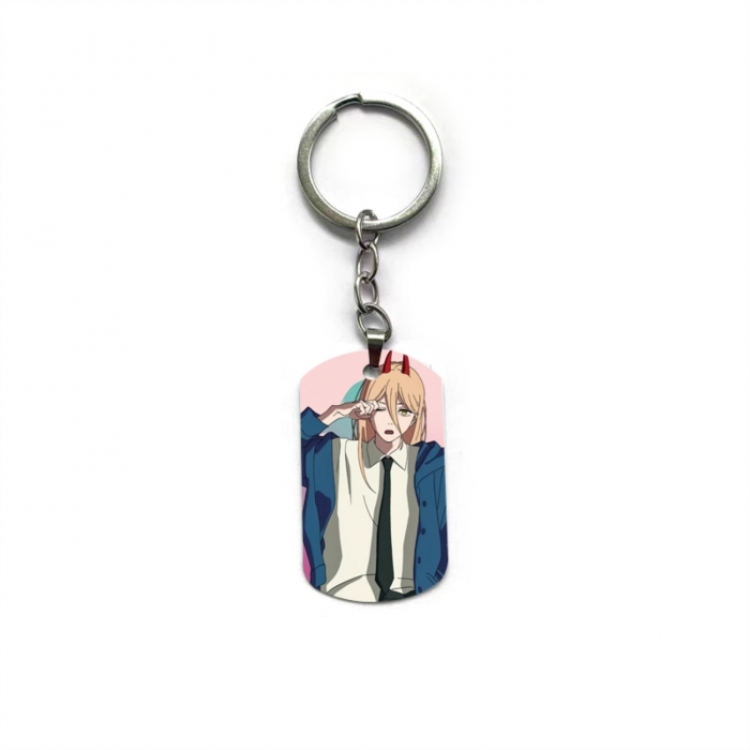 Chainsaw Man Anime double-sided full-color printed keychain price for 5 pcs