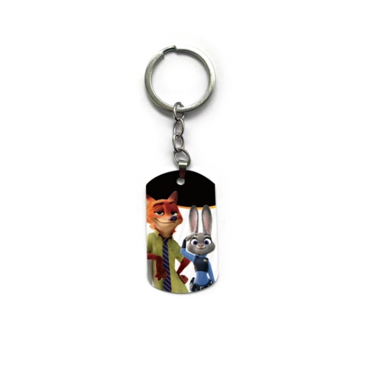Zootopia Anime double-sided full-color printed keychain price for 5 pcs