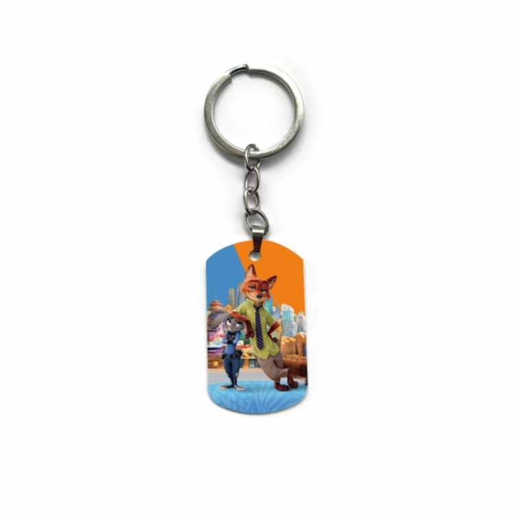 Zootopia Anime double-sided full-color printed keychain price for 5 pcs