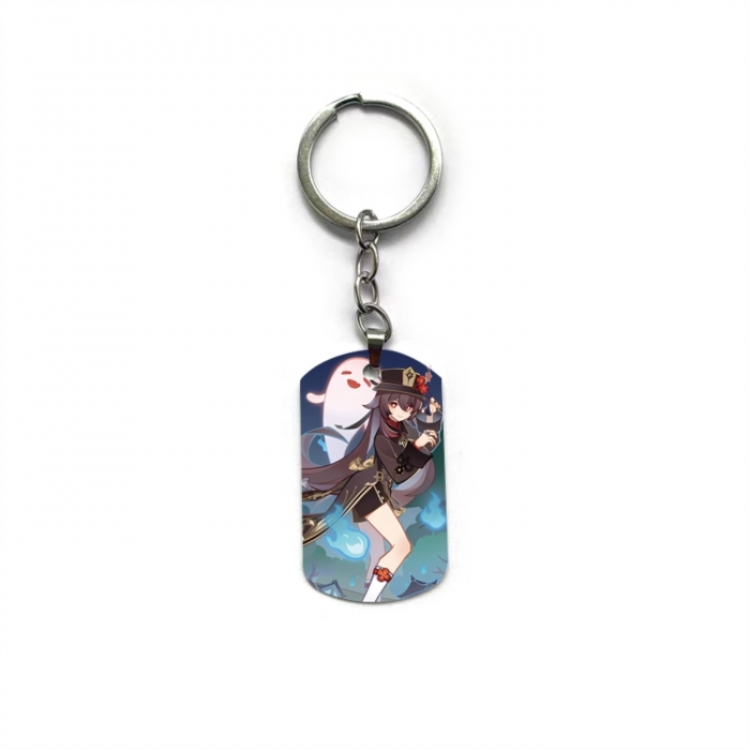 Genshin Impact Anime double-sided full-color printed keychain price for 5 pcs