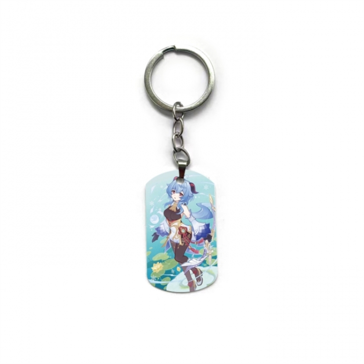 Genshin Impact Anime double-sided full-color printed keychain price for 5 pcs