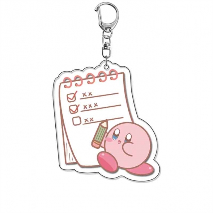 Kirby Anime Acrylic Keychain Charm price for 5 pcs