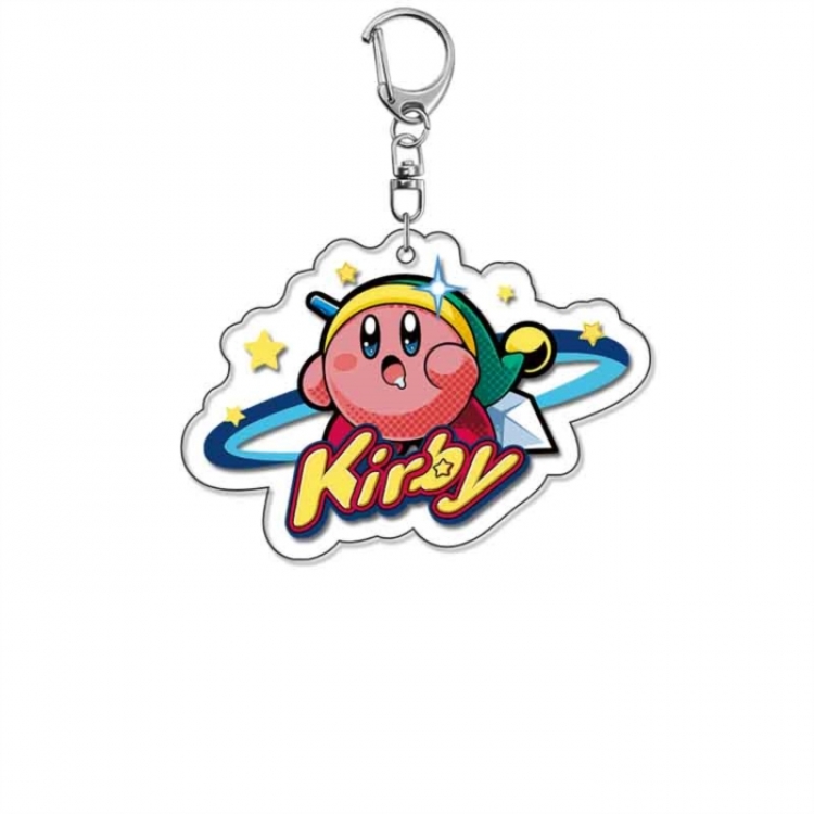Kirby Anime Acrylic Keychain Charm price for 5 pcs