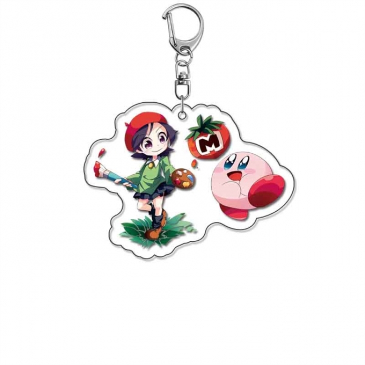 Kirby Anime Acrylic Keychain Charm price for 5 pcs