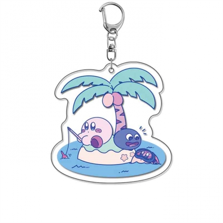 Kirby Anime Acrylic Keychain Charm price for 5 pcs