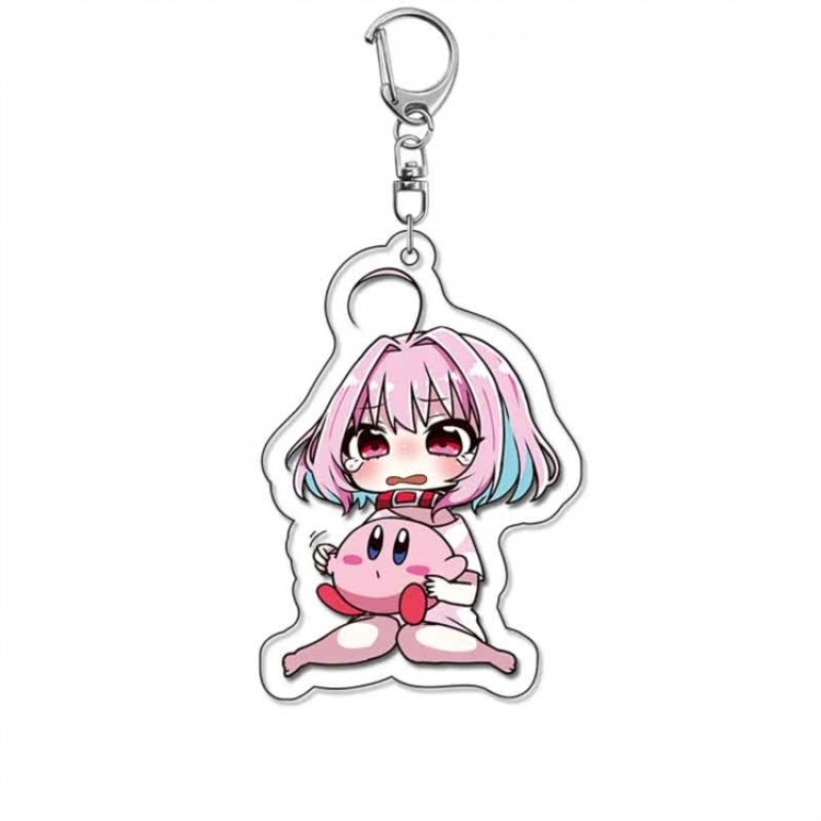 Kirby Anime Acrylic Keychain Charm price for 5 pcs