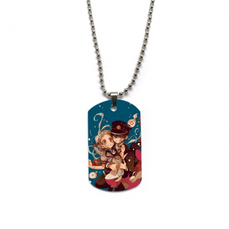 Toilet-bound Hanako-kun Anime double-sided full color printed military brand necklace price for 5 pcs
