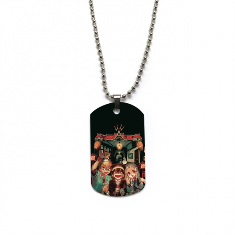Toilet-bound Hanako-kun Anime double-sided full color printed military brand necklace price for 5 pcs