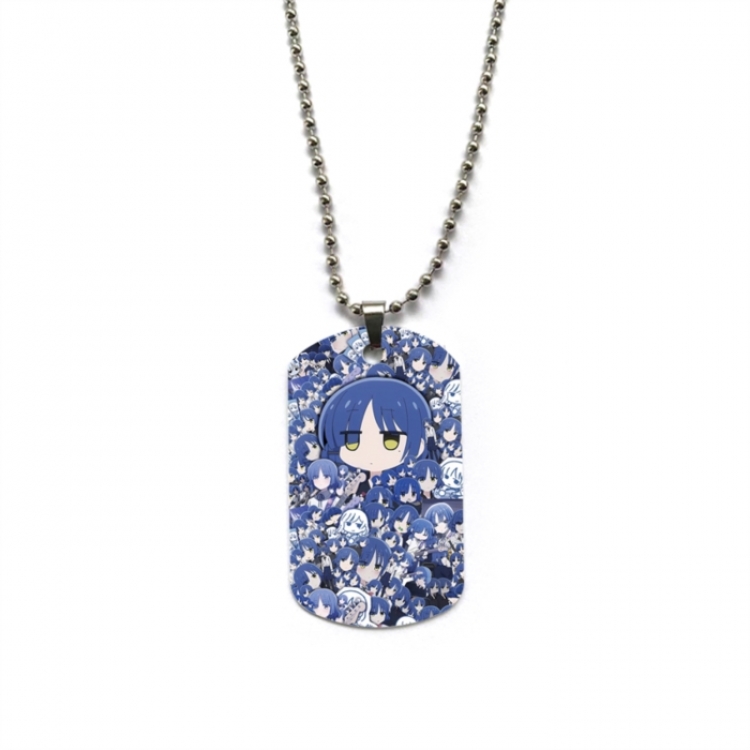 BOCCHI THE ROCK! Anime double-sided full color printed military brand necklace price for 5 pcs