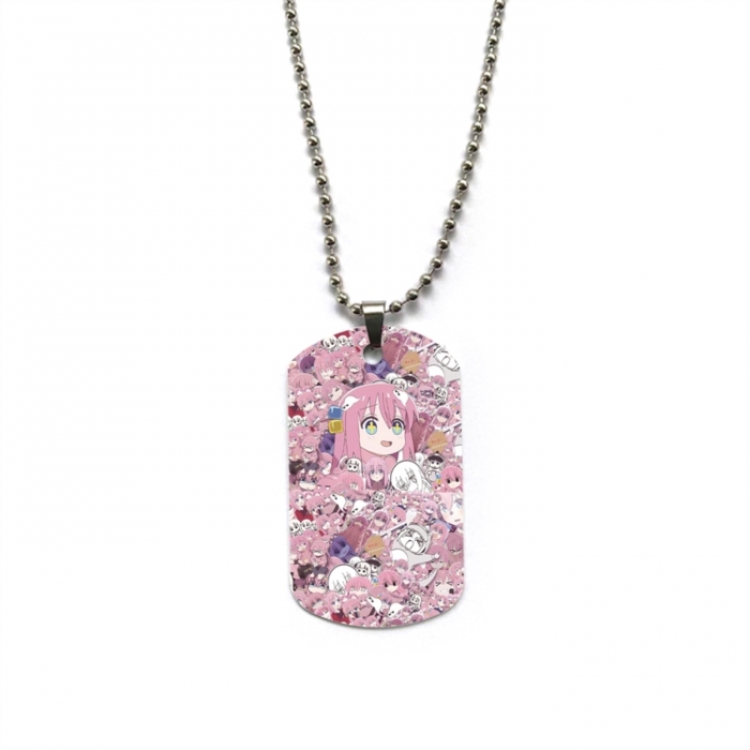 BOCCHI THE ROCK! Anime double-sided full color printed military brand necklace price for 5 pcs