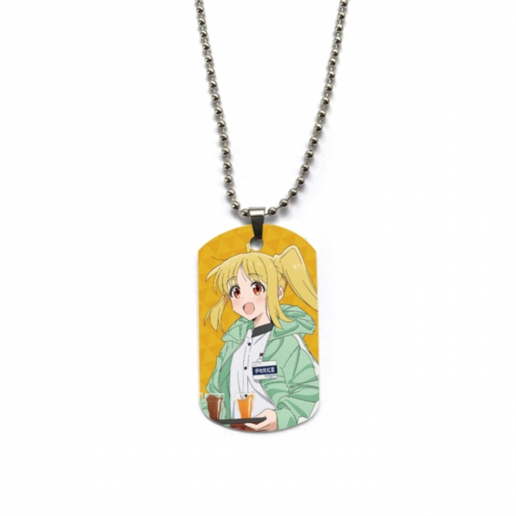BOCCHI THE ROCK! Anime double-sided full color printed military brand necklace price for 5 pcs