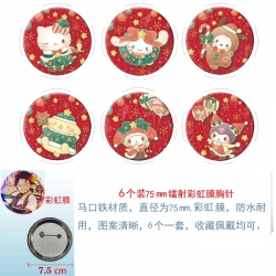 Sanrio Anime Rainbow Mask Badg...