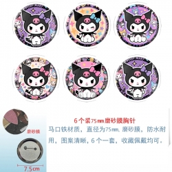 Kuromi Anime Matte film brooch...
