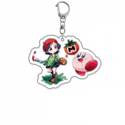 Kirby Anime Acrylic Keychain C...