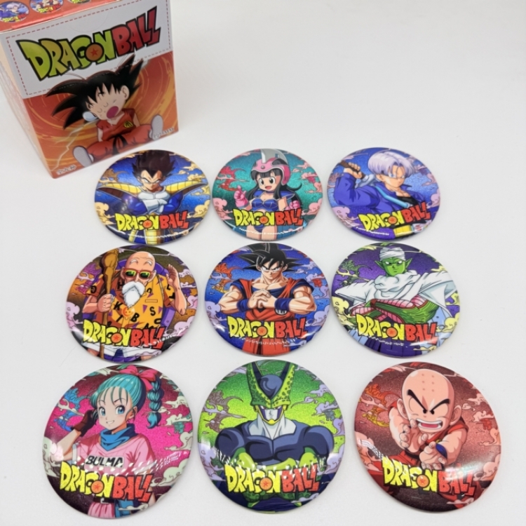 DRAGON BALL Anime Merchandise Blind Box Badge Box 75mm a set of 9