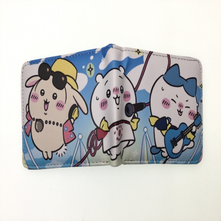 Chiikawa Anime two fold  Short wallet 11X9.5CM 60G 