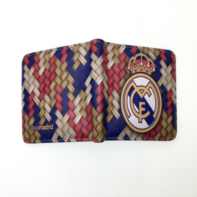 Football star Anime two fold  Short wallet 11X9.5CM 60G 