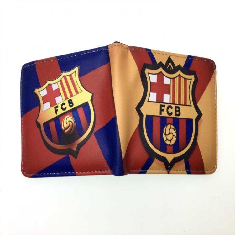 Football star Anime two fold  Short wallet 11X9.5CM 60G 