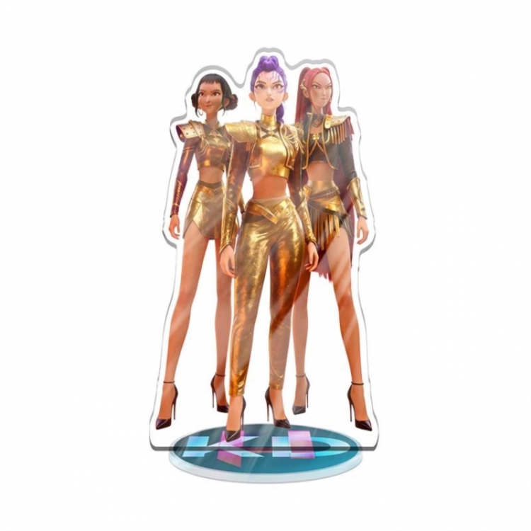 K-Pop Demon Hunters celebrity merchandise acrylic Standing figure Plates Keychain 16CM