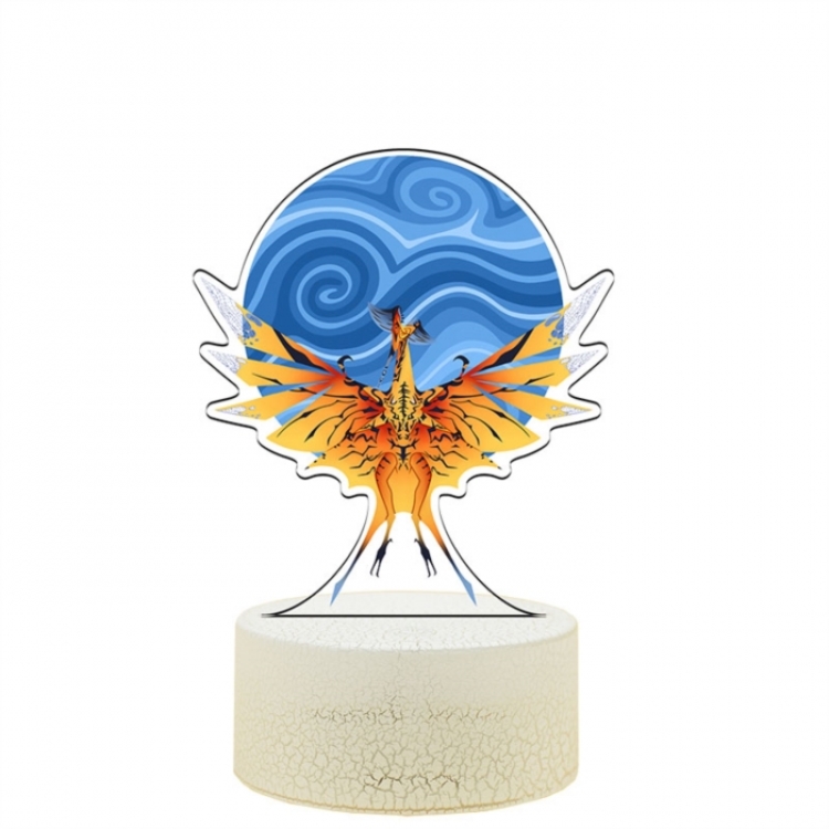 Avatar Acrylic Night Light 16 Color-changing USB Interface Box Set 19X7X4CM white base