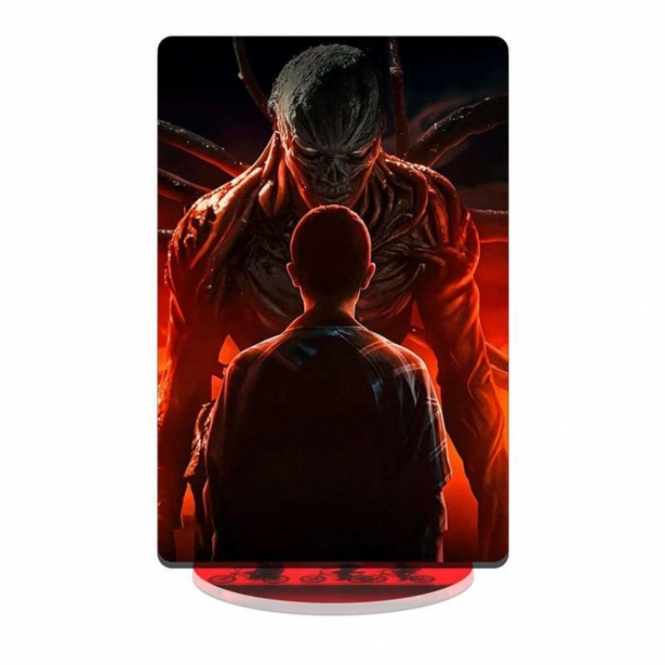 Stranger Things celebrity merchandise acrylic Standing figure Plates Keychain 16CM