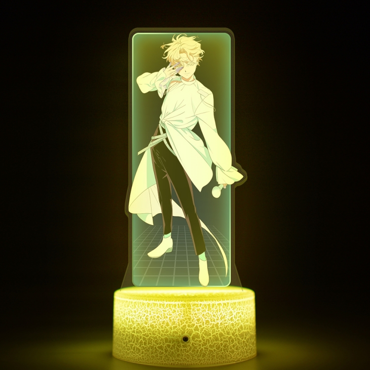 Alien Stage Acrylic Night Light 16 Color-changing USB Interface Box Set 19X7X4CM white base