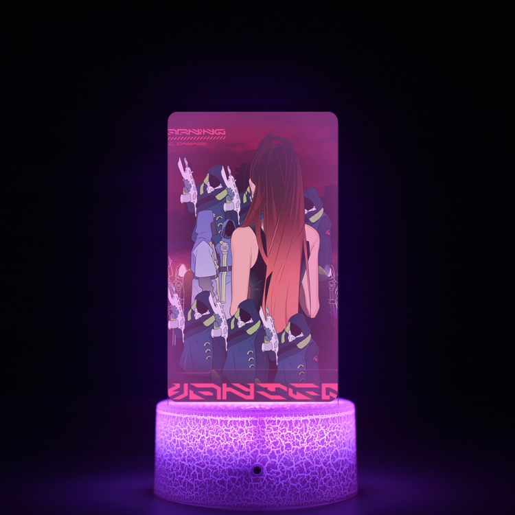 Alien Stage Acrylic night light 16 kinds of color changing USB interface box 14X7X4CM white base