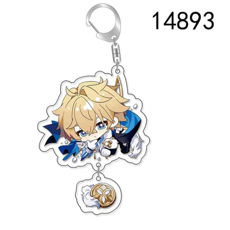 Honkai: Star Rail Anime acrylic Pendant Key Chain  price for 5 pcs