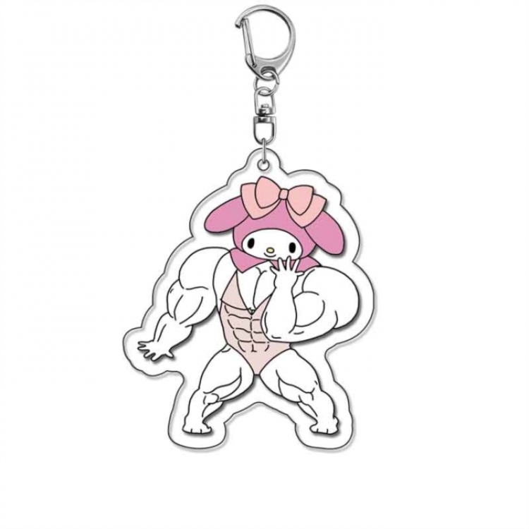 Sanrio Anime Acrylic Keychain Charm price for 5 pcs
