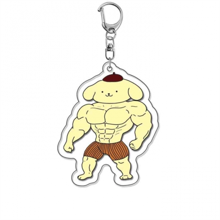 Sanrio Anime Acrylic Keychain Charm price for 5 pcs