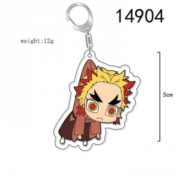 Demon Slayer Kimets Anime Acrylic Keychain Charm price for 5 pcs