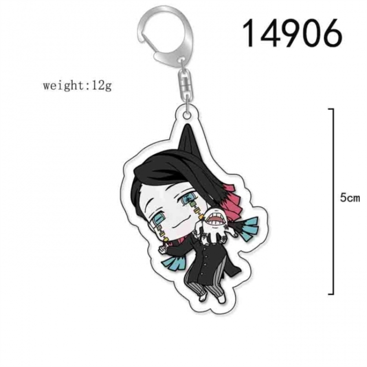 Demon Slayer Kimets Anime Acrylic Keychain Charm price for 5 pcs