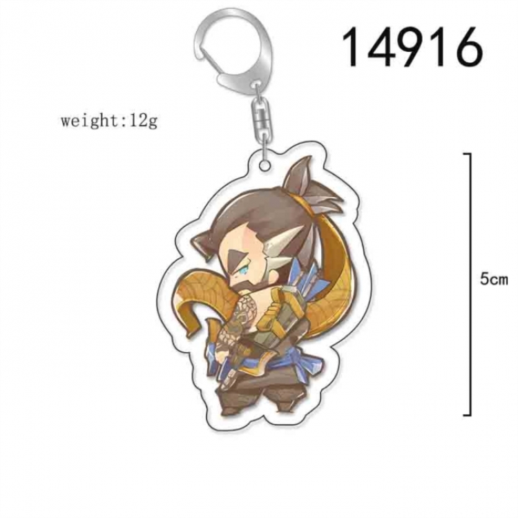 Overwatch Anime Acrylic Keychain Charm price for 5 pcs