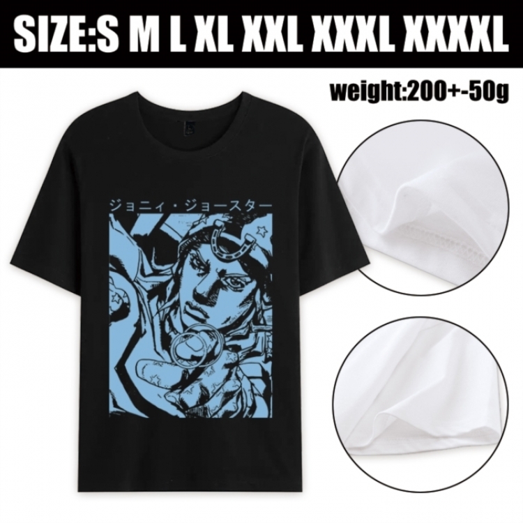 JoJos Bizarre Adventure Anime printed pure cotton short sleeved T-shirt from S to 4XL