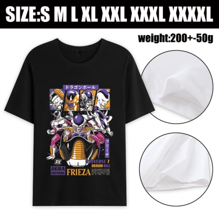 DRAGON BALL Anime printed pure cotton short sleeved T-shirt from S to 4XL