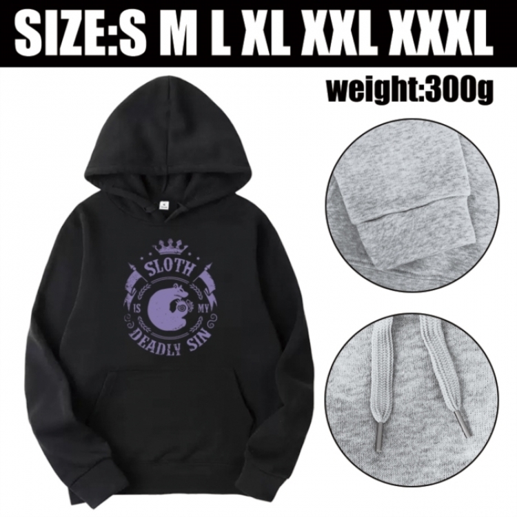 The Seven Deadly Sins Anime printed hooded sweatshirt top from S to 3XL