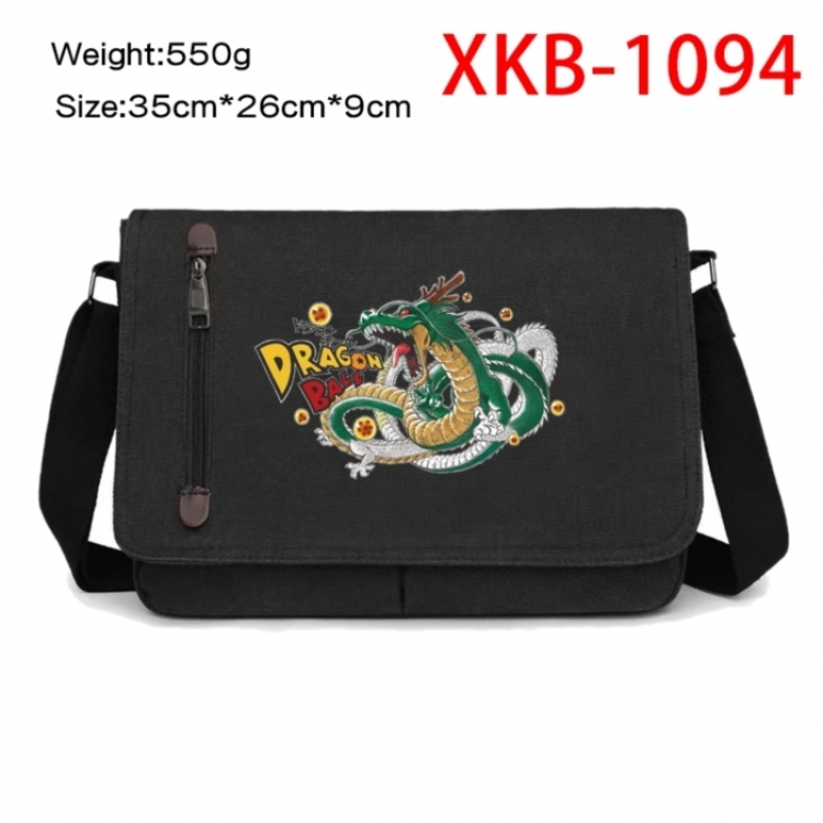 DRAGON BALL Anime Retro Canvas Shoulder Bag Crossbody Bag Mailman Bag 35x26x9cm