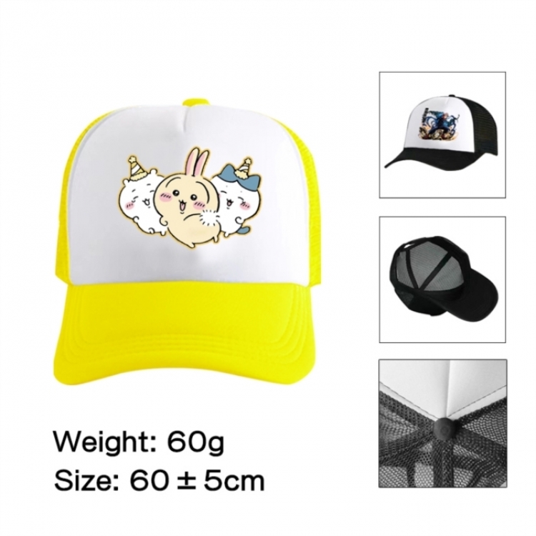 Chiikawa Anime mesh cap peaked cap sun hat 60cm