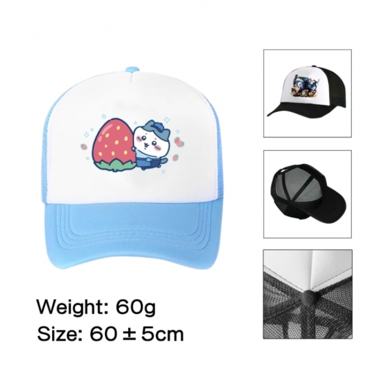 Chiikawa Anime mesh cap peaked cap sun hat 60cm