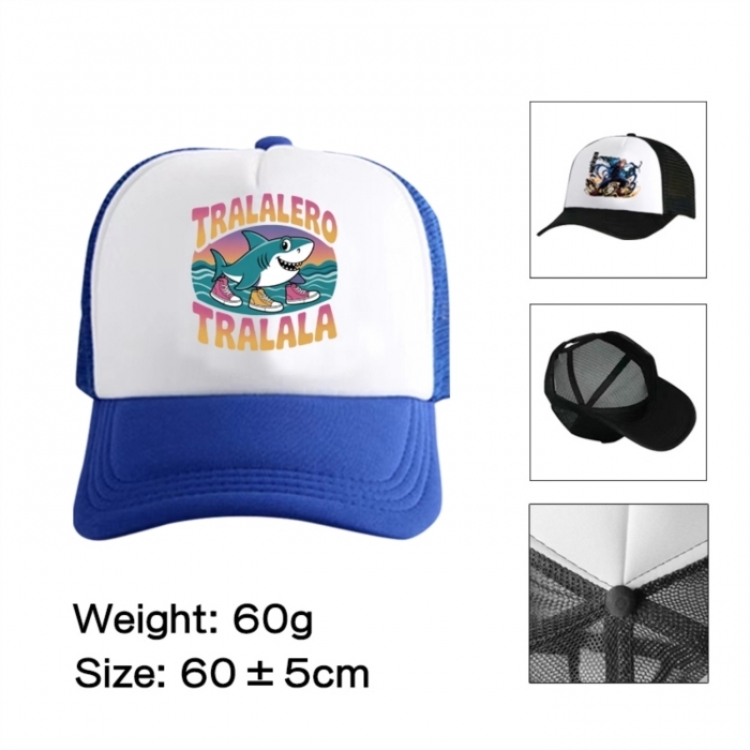 Italian-Brainrot Anime mesh cap peaked cap sun hat 60cm