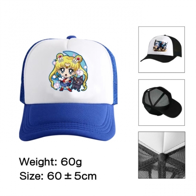 sailormoon Anime mesh cap peaked cap sun hat 60cm