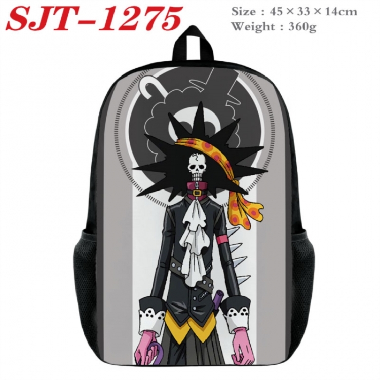 One Piece Anime nylon canvas backpack student backpack 45x33x14cm