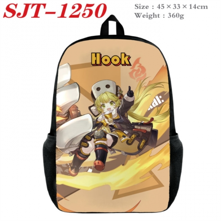 Honkai: Star Rail Anime nylon canvas backpack student backpack 45x33x14cm
