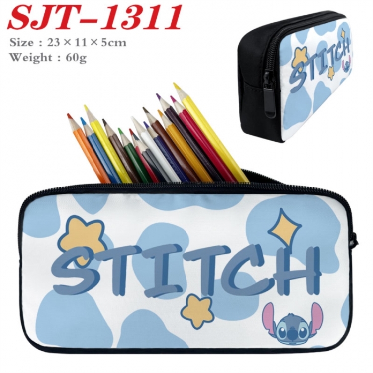 Lilo & Stitch Anime nylon student pencil case 23x11x5cm 